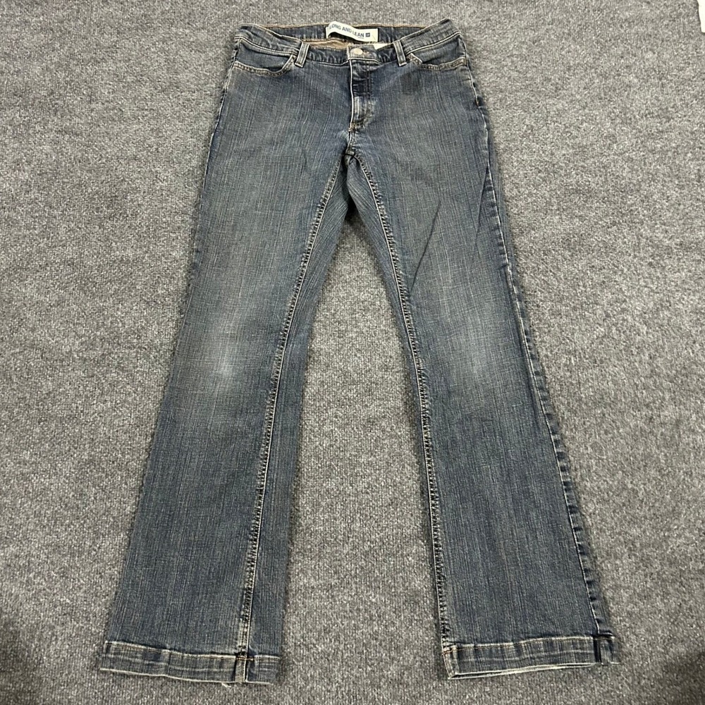 Gap Jeans Womens Size 8 Regular Blue Long and Lean Stretch Bootcut Denim USA